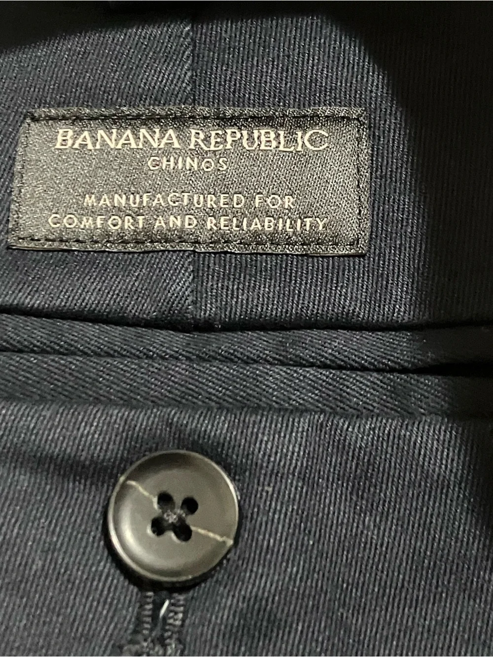 Banana Republic Aiden Rapid Movement Chino in Navy